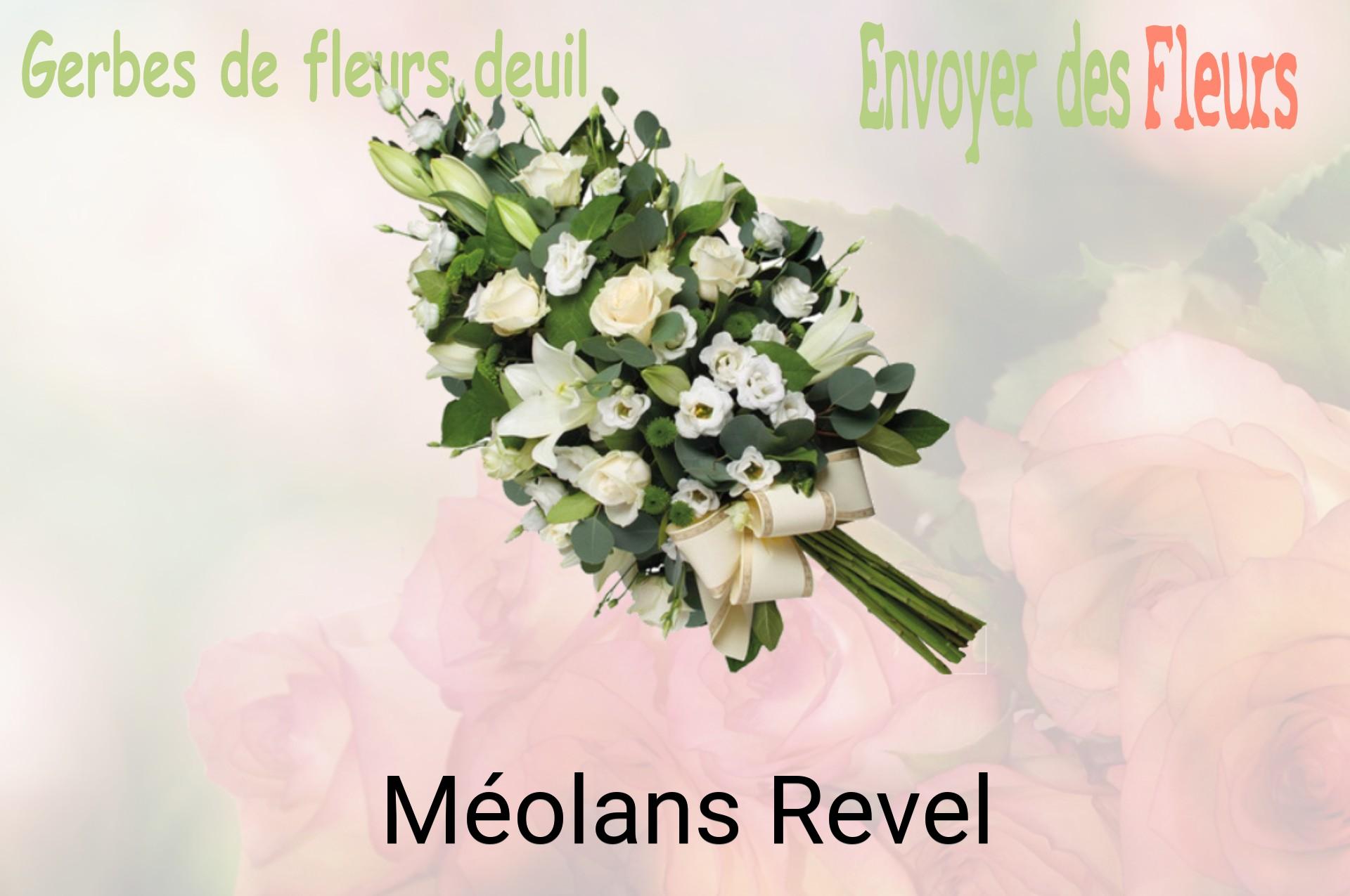 Gerbe de fleurs de deuil livrée à Méolans-Revel